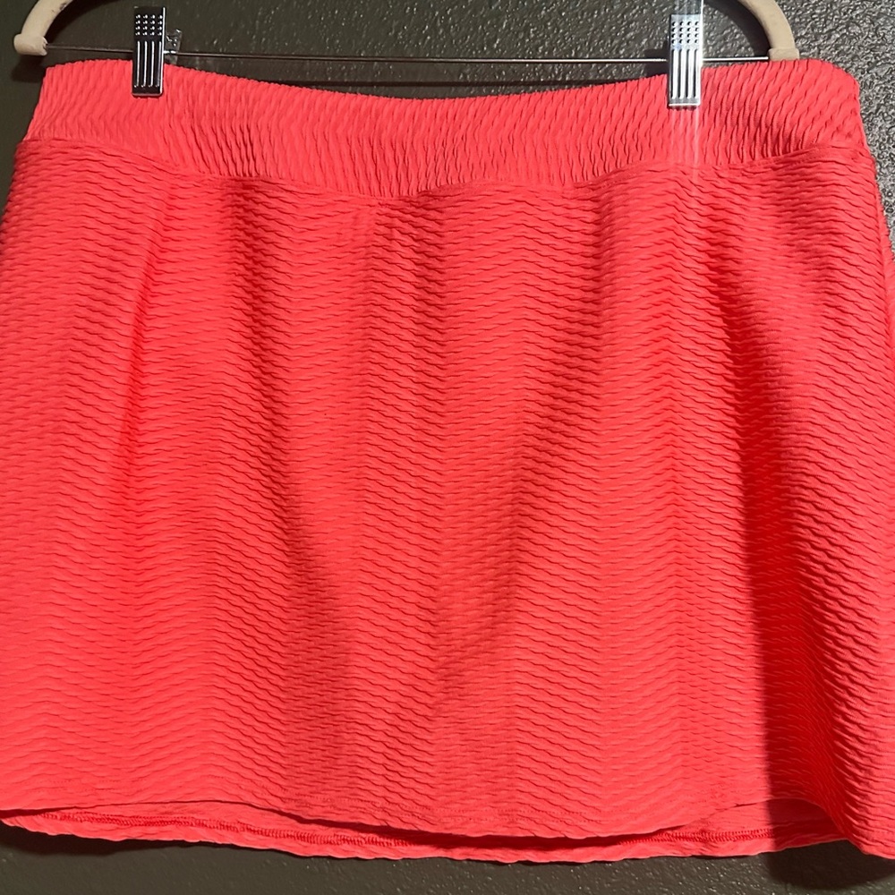 Lands’ End Vibrant Coral Swim Skirt 16